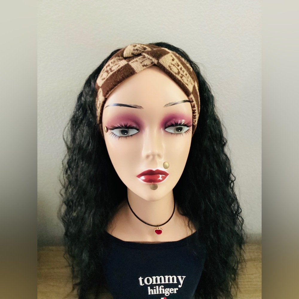 Synthetic headband wig every day need any occasion  headband not included